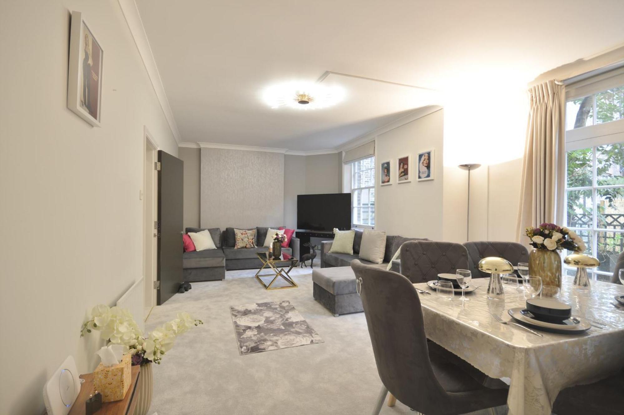 Kensington Apartment, Breakfast, 2 Baths Лондон Екстер'єр фото