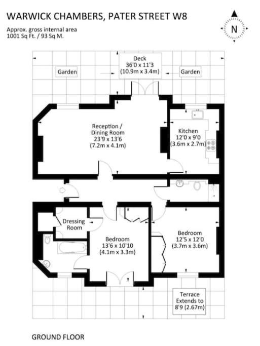 Kensington Apartment, Breakfast, 2 Baths Лондон Екстер'єр фото